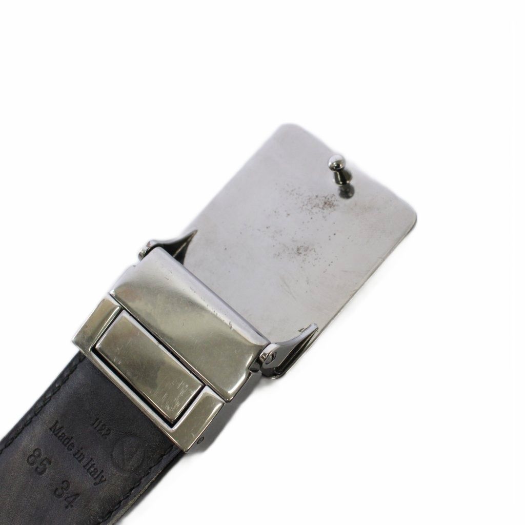 ベルルッティ Berluti レザーベルト 革ベルト リバーシブル 85 34 茶