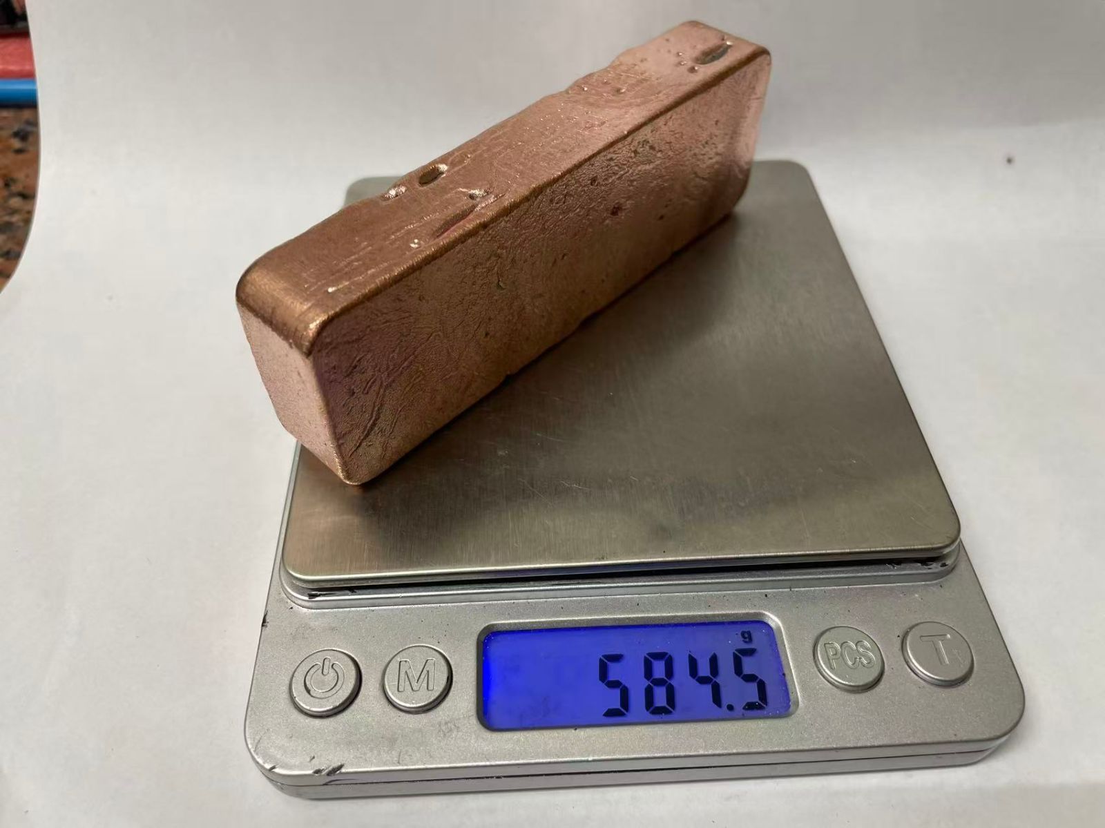 送料無料/ピカ銅 インゴット 銅 584g 純銅 99.9% 銅インゴット - メルカリ