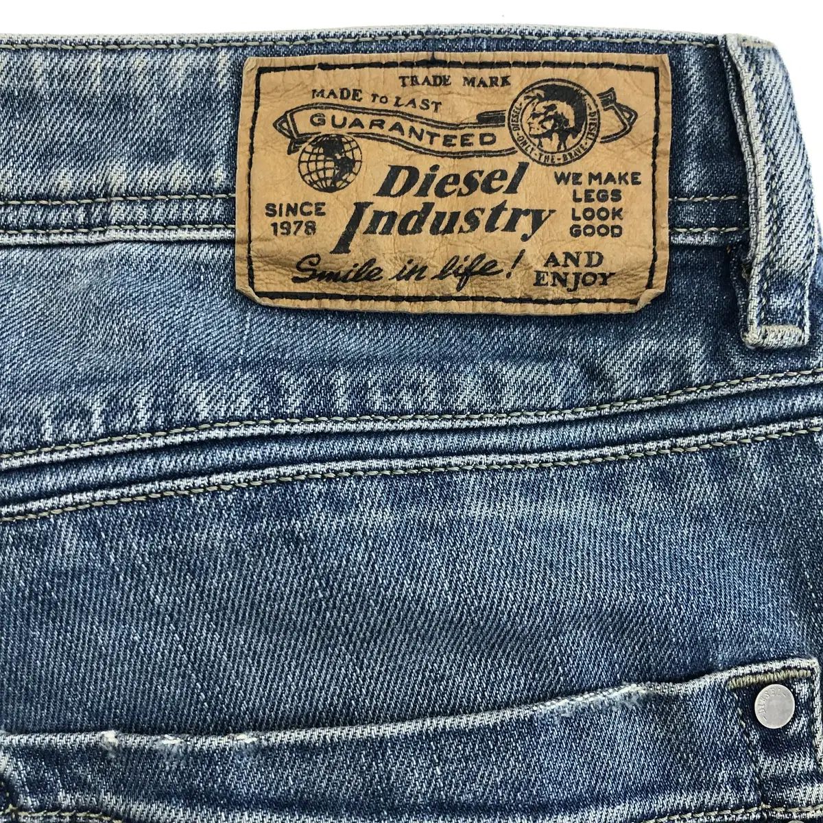 DIESEL ◇ diesel industry KRAYVER デニム パンツ W32 ホワイト 