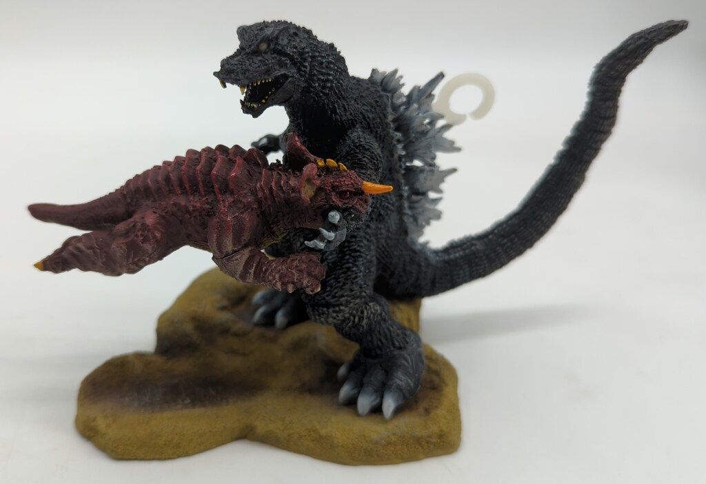 CAST ゴジラオーナメント 特撮大百科 ゴジラ対婆羅護吽 死闘大涌谷