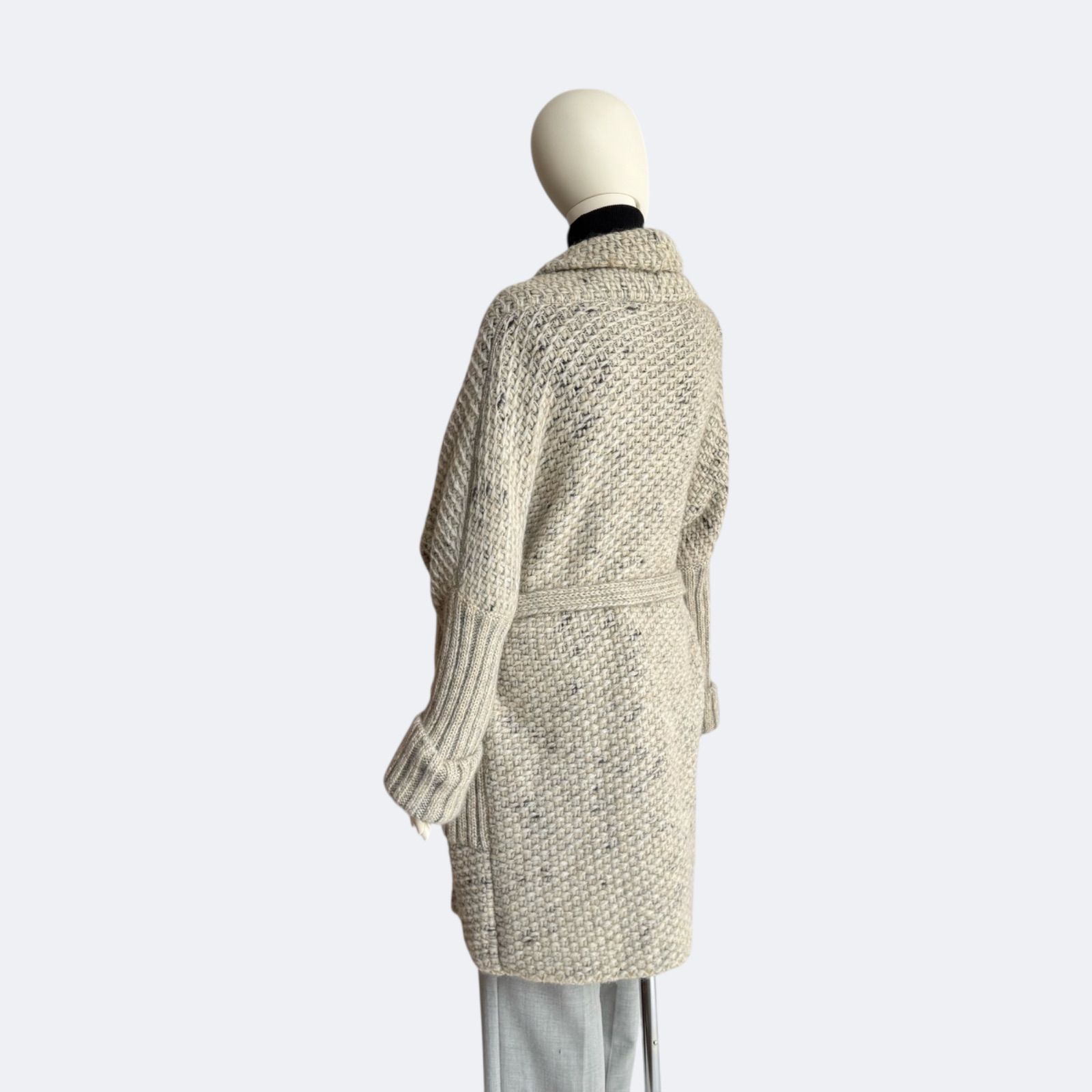 Max Mara マックスマーラ ローゲージ モヘヤ ニットガウンカーディガン