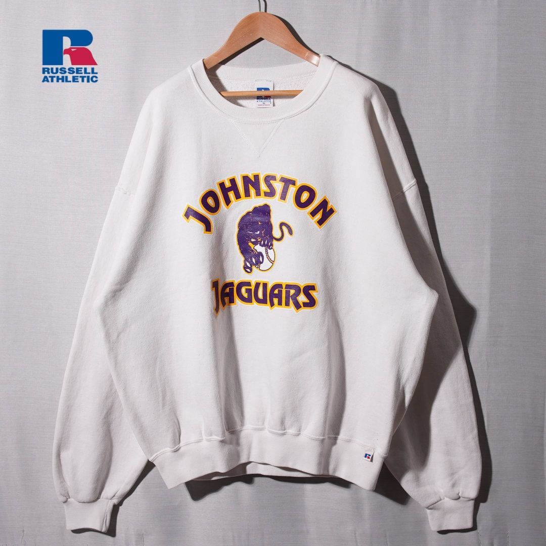 ラッセルアスレチック 90s sweatshirt solid L 白 USA製 90s USA製 ラッセルアスレチック スウェットトレーナー 白 トリコタグ
