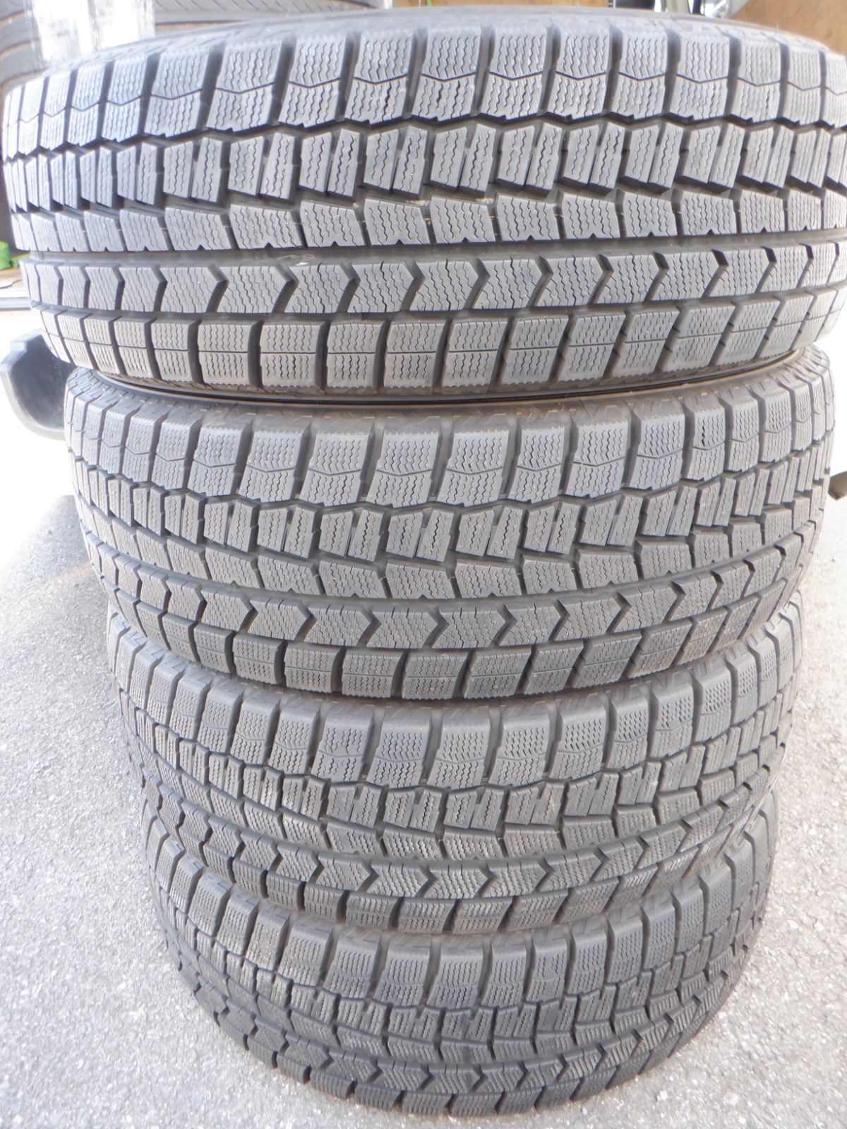 中古バリ山 195/65R15 ダンロップ ウィンターマックスWM02 4本
