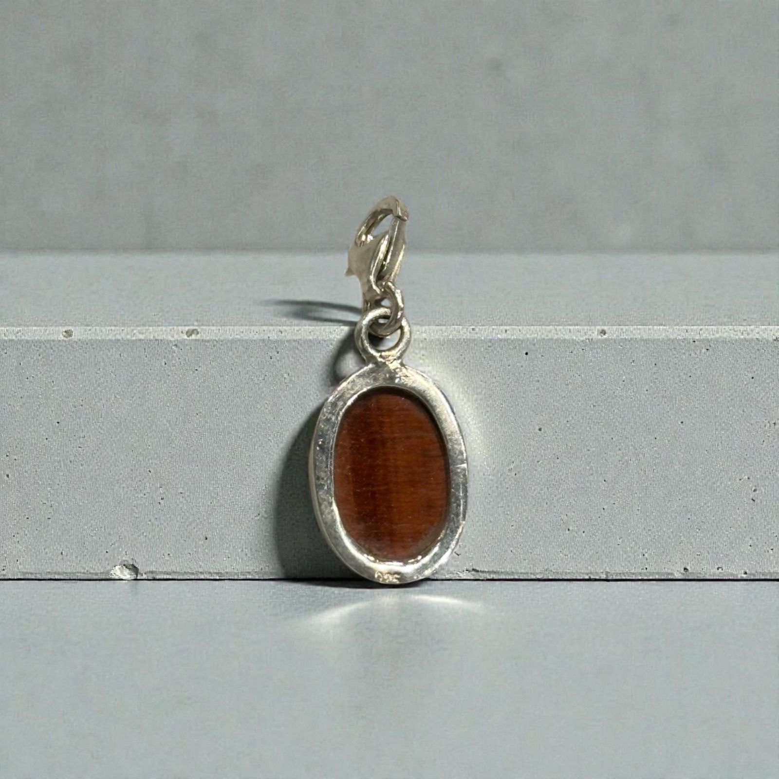 送料無料 レッドタイガーアイ シルバー925 ペンダントトップ