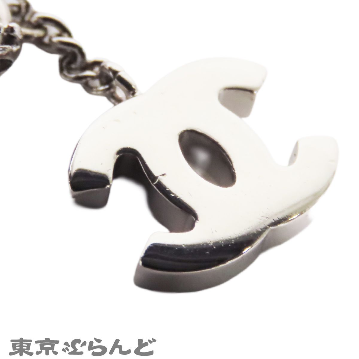 シャネル CHANEL ピアス シルバー メタル カンボン ココマーク