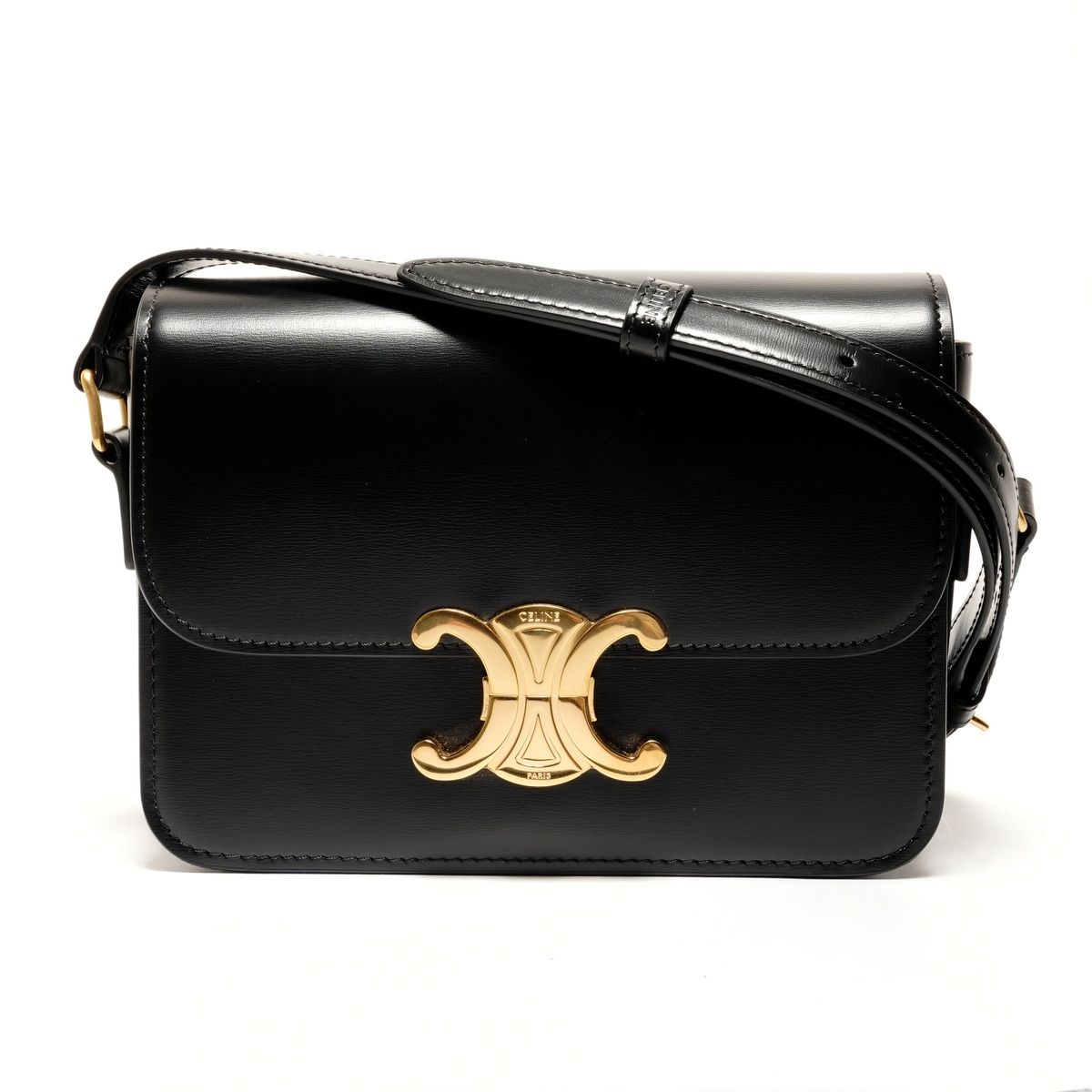 CELINE セリーヌ ショルダーバッグ ティーン トリオンフ レザー