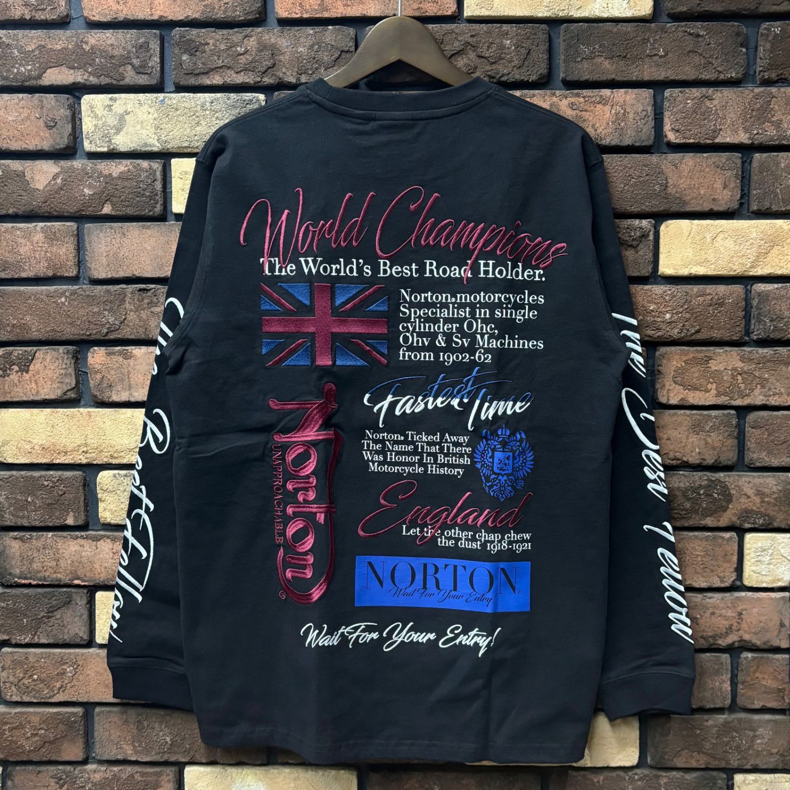 Norton/ノートン】ユニオンジャックMAXロンT ドッグノートン