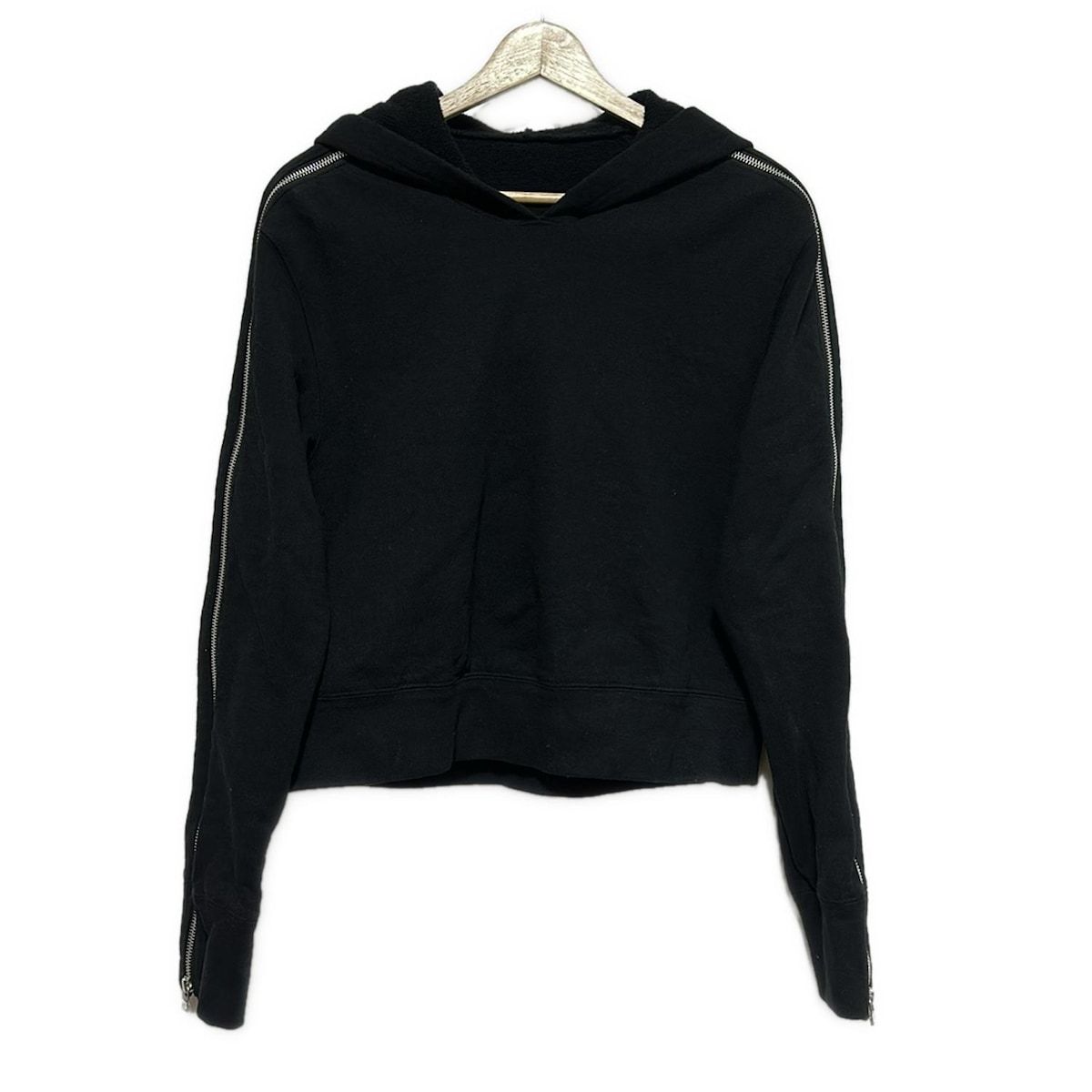 LIMI feu(リミフゥ) パーカー サイズ2 M レディース - 黒 長袖 - メルカリ