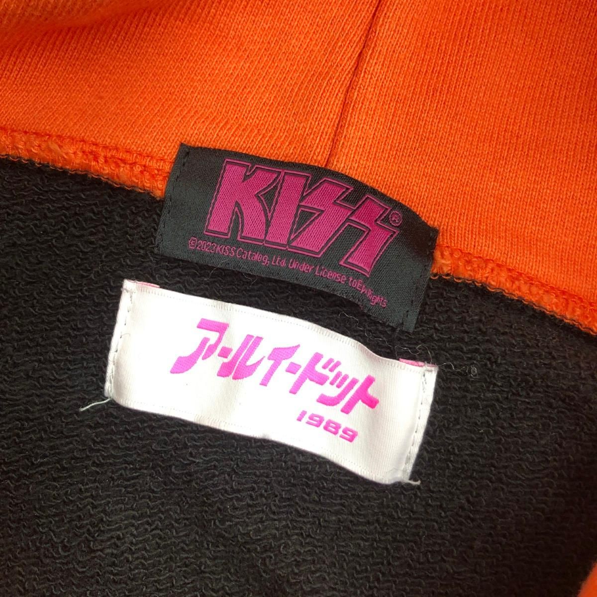 RE. アールイードット×KISS 長袖パーカー サイズ:FREE コットン/仲