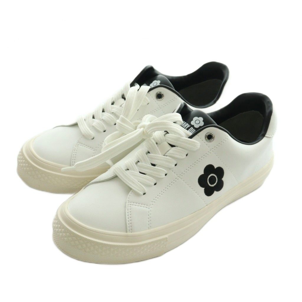 マリークワント MARY QUANT アイコンデイジーバイカラースニーカー