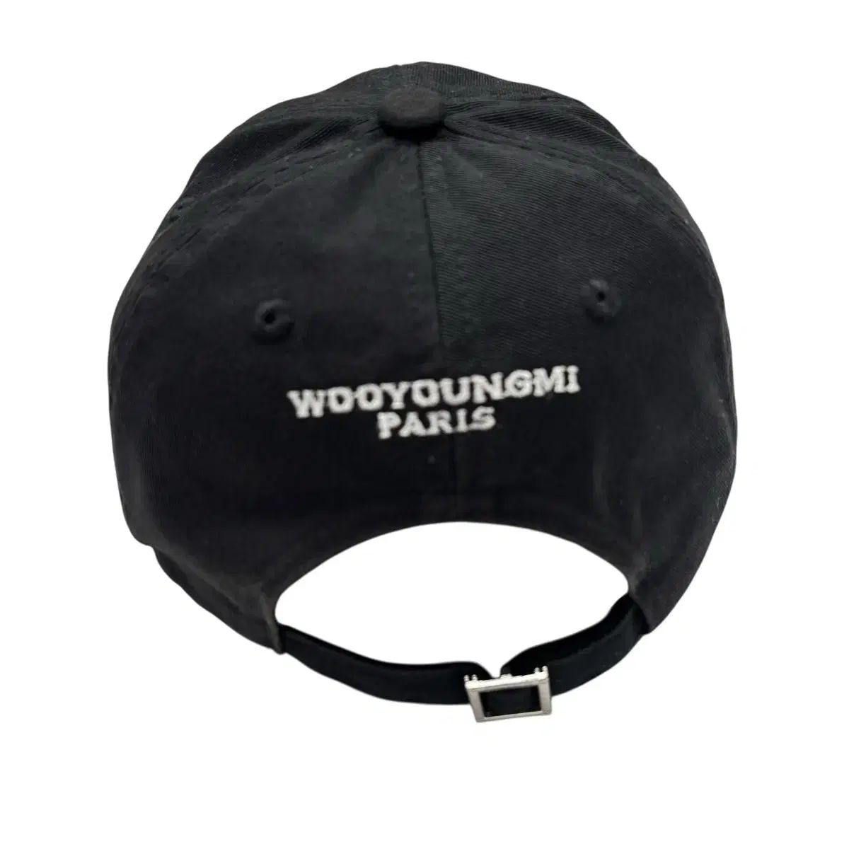 21ss WOOYOUNGMI ウーヨンミ WYM ロゴ ブラック ベースボールキャップ