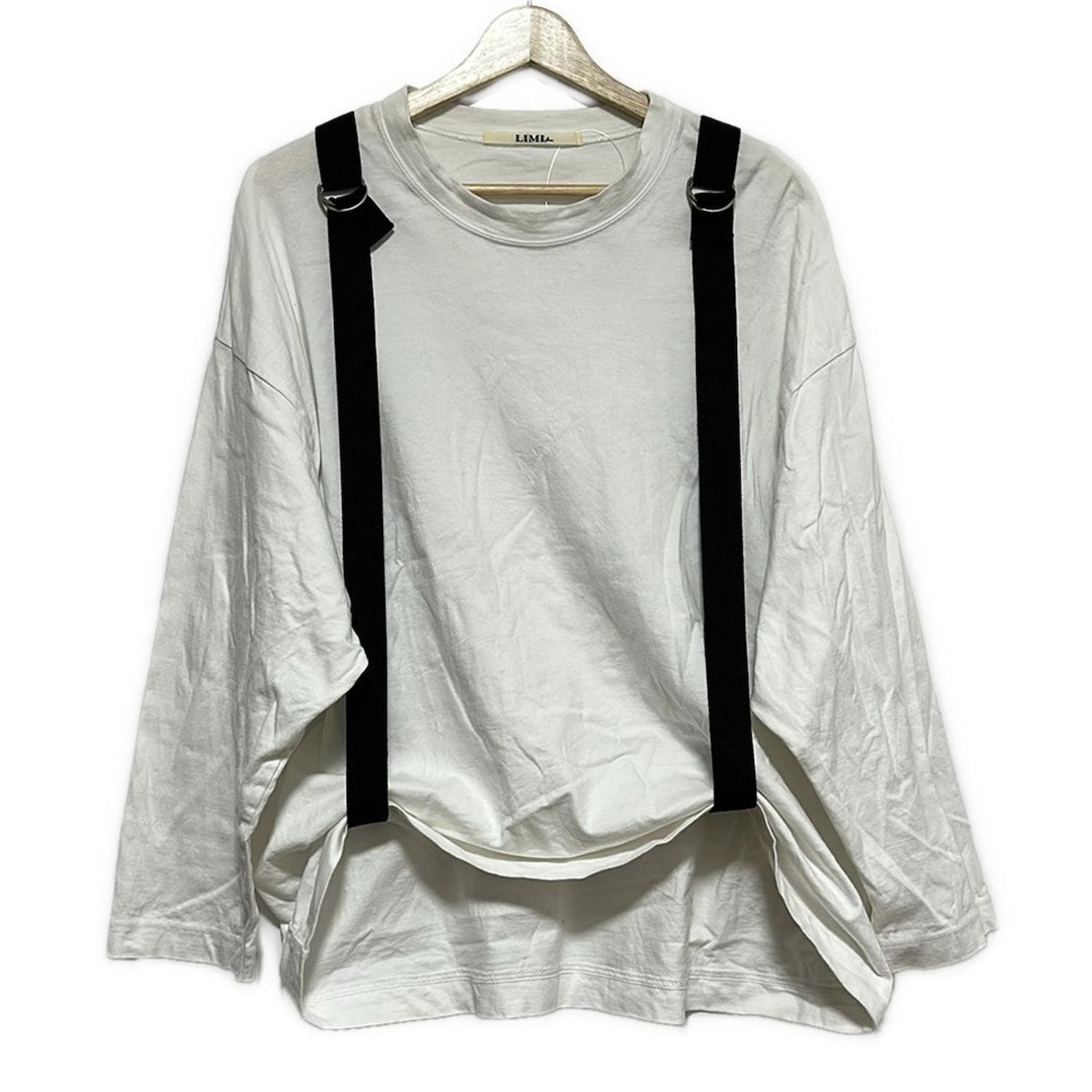 LIMI feu(リミフゥ) 長袖カットソー レディース - 白×黒 クルーネック