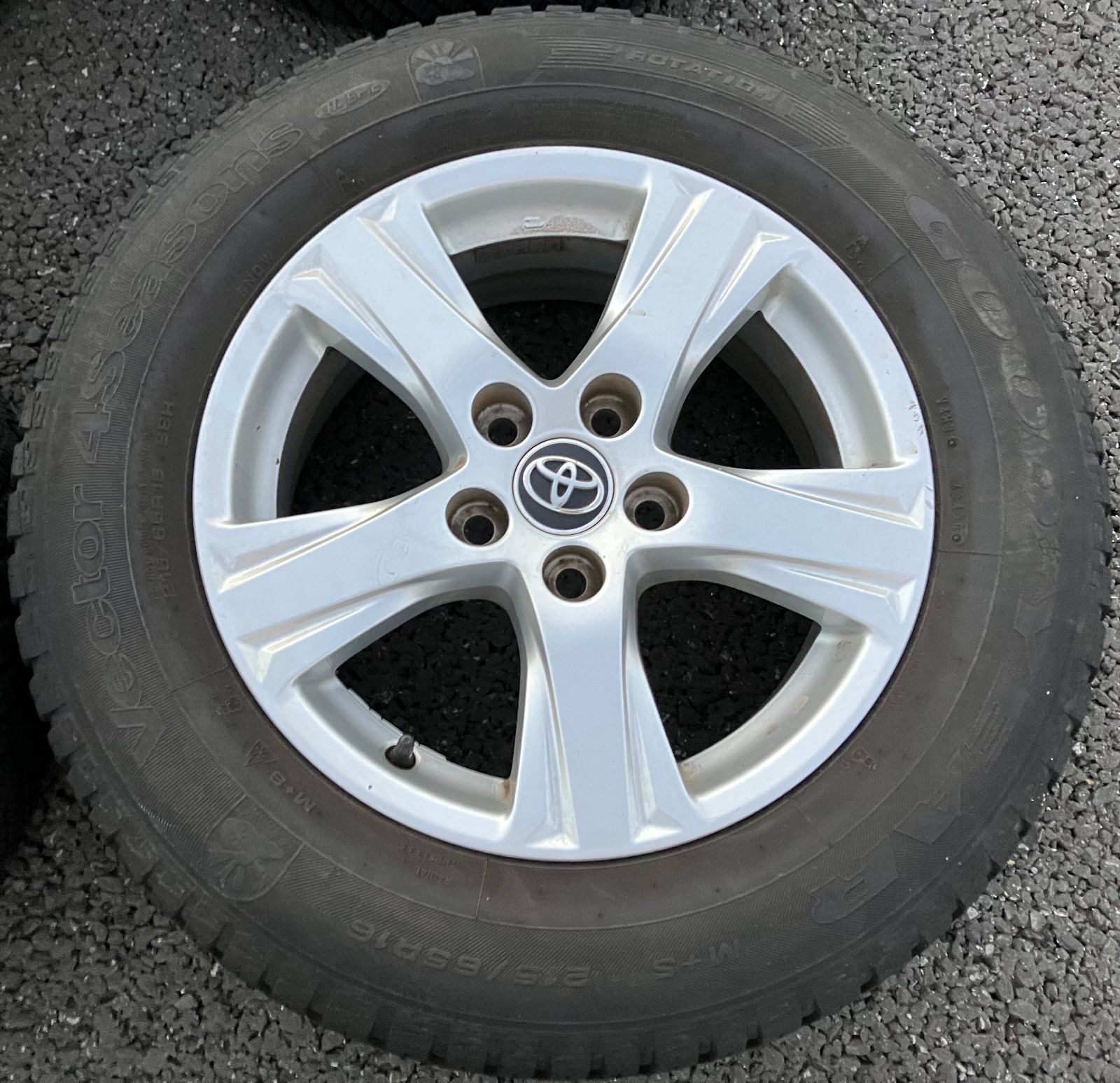 D1442)AWタイヤ☆30アルファード・ヴェルファイア□TOYOTA 純正／GOOD