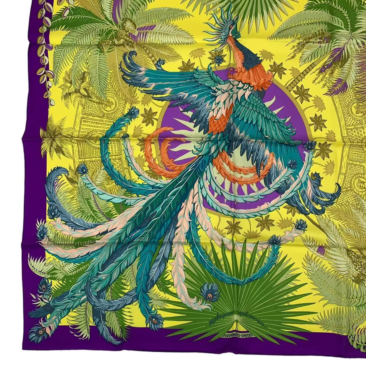 新品同様 HERMES エルメス カレ90 Mythiques phoenix 不死鳥の神話