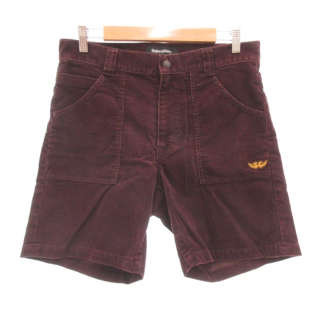subculture CORDUROY SHORTS / BROWN サイズ3 SubCulture CORDUROY SHORTS BROWN