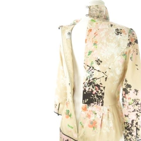 オースチン リード Austin Reed ワンピース 38 ピンクベージュ サテン