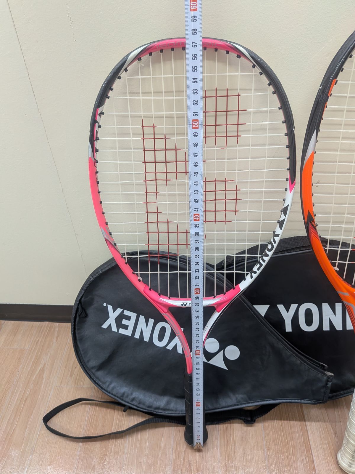 2本セット YONEX 硬式テニスラケット ピンク オレンジ - メルカリ