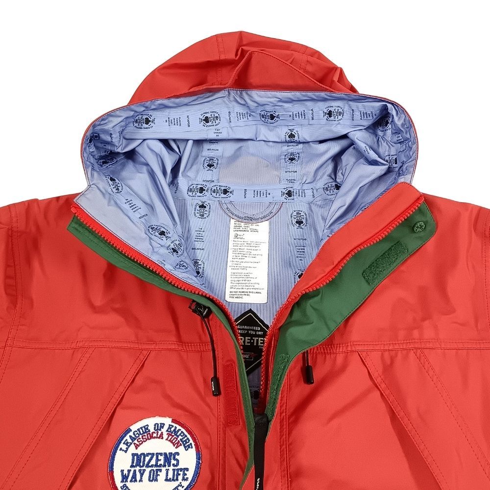 WTAPS ダブルタップス 08AW SHERPA GORE-TEX マウンテンパーカー 赤系