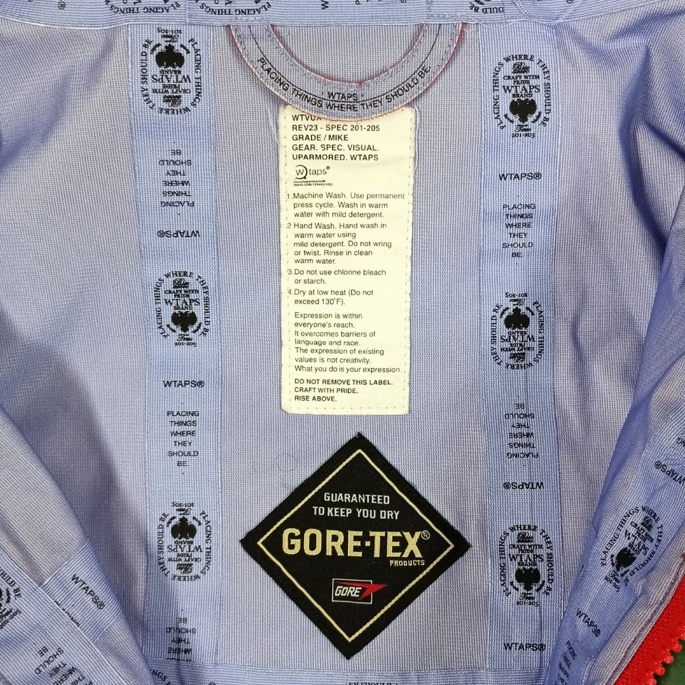 WTAPS ダブルタップス 08AW SHERPA GORE-TEX マウンテンパーカー 赤系