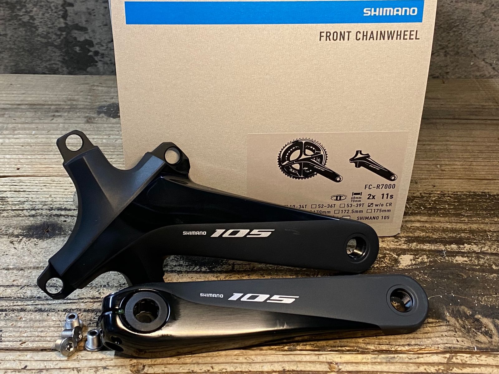 JR657 シマノ SHMIANO 105 FC-R7000 クランクアーム 160mm - メルカリ