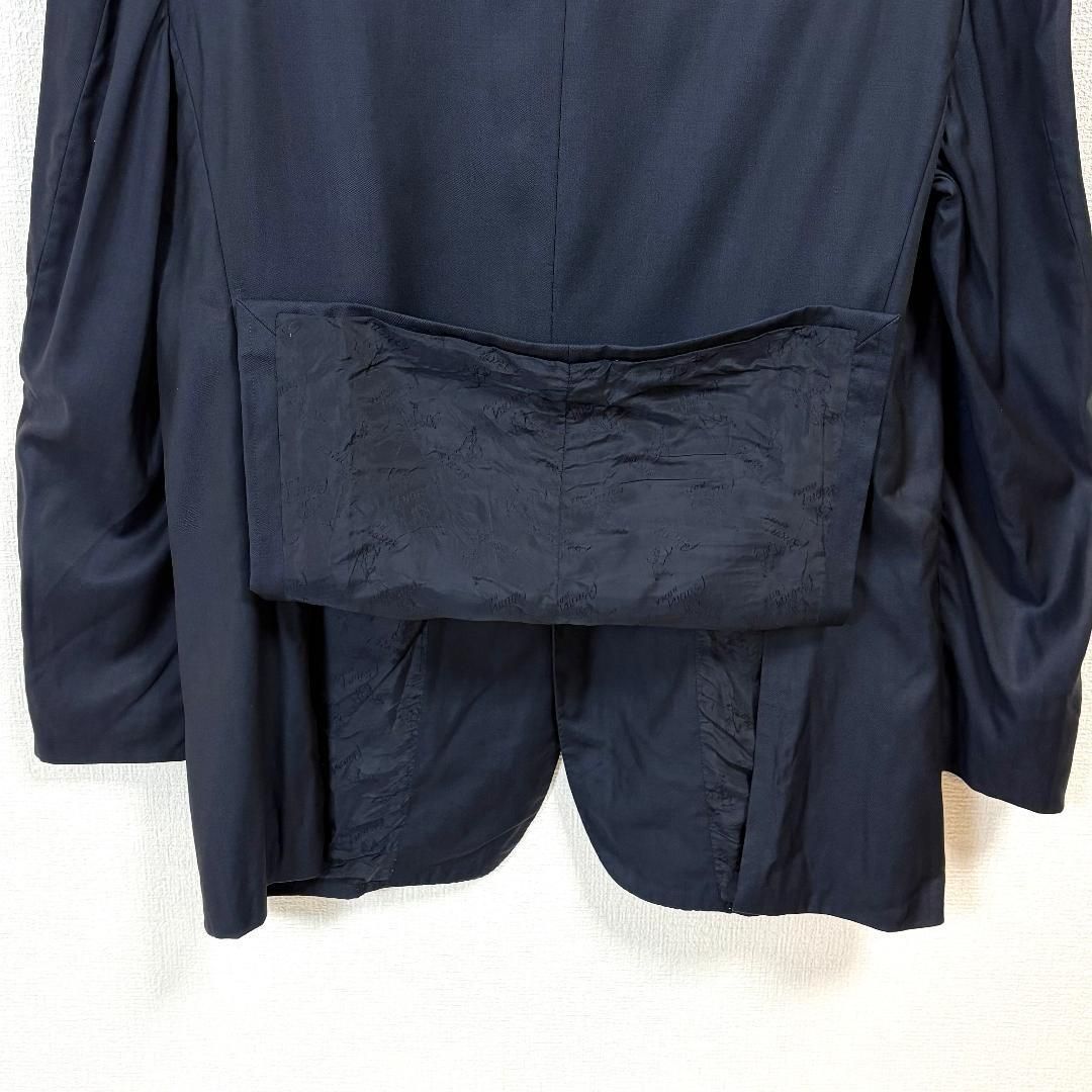 Brioni ジャケット ダークネイビー　無地 ミッドナイトブルー ヘリンボーン スーパー180ウール Brera ジャケット