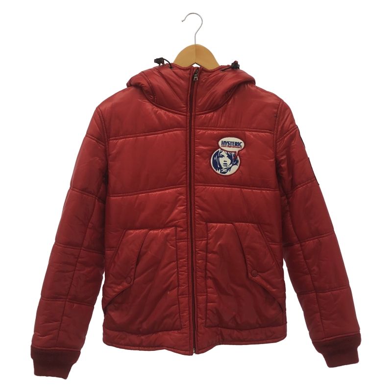 中古】HYSTERIC GLAMOUR プリマロフト 中綿ジャケット レッド サイズS