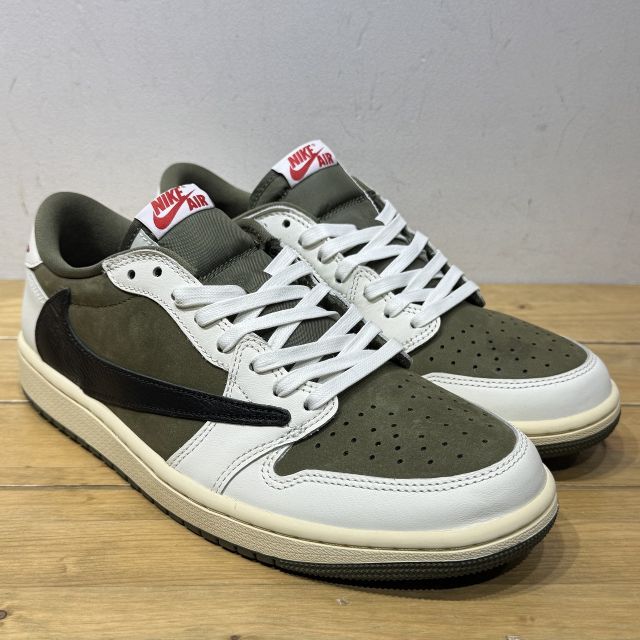 NIKE 2024 x TRAVIS SCOTT AIR JORDAN 1 LOW OG SP REVERSE OLIVE 27.0 