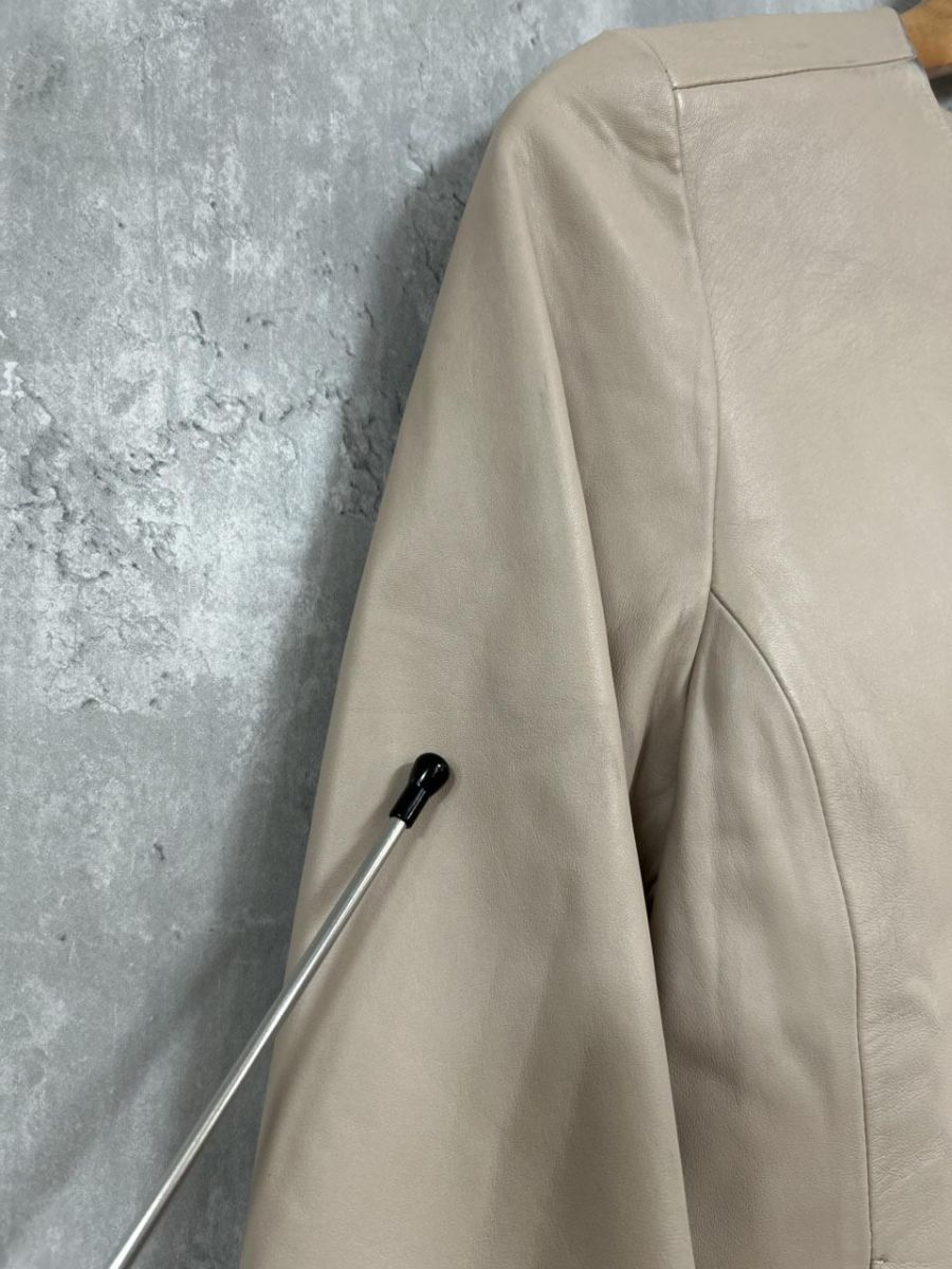 BALLSEY ボールジー トゥモローランド ノーカラー ラムレザー