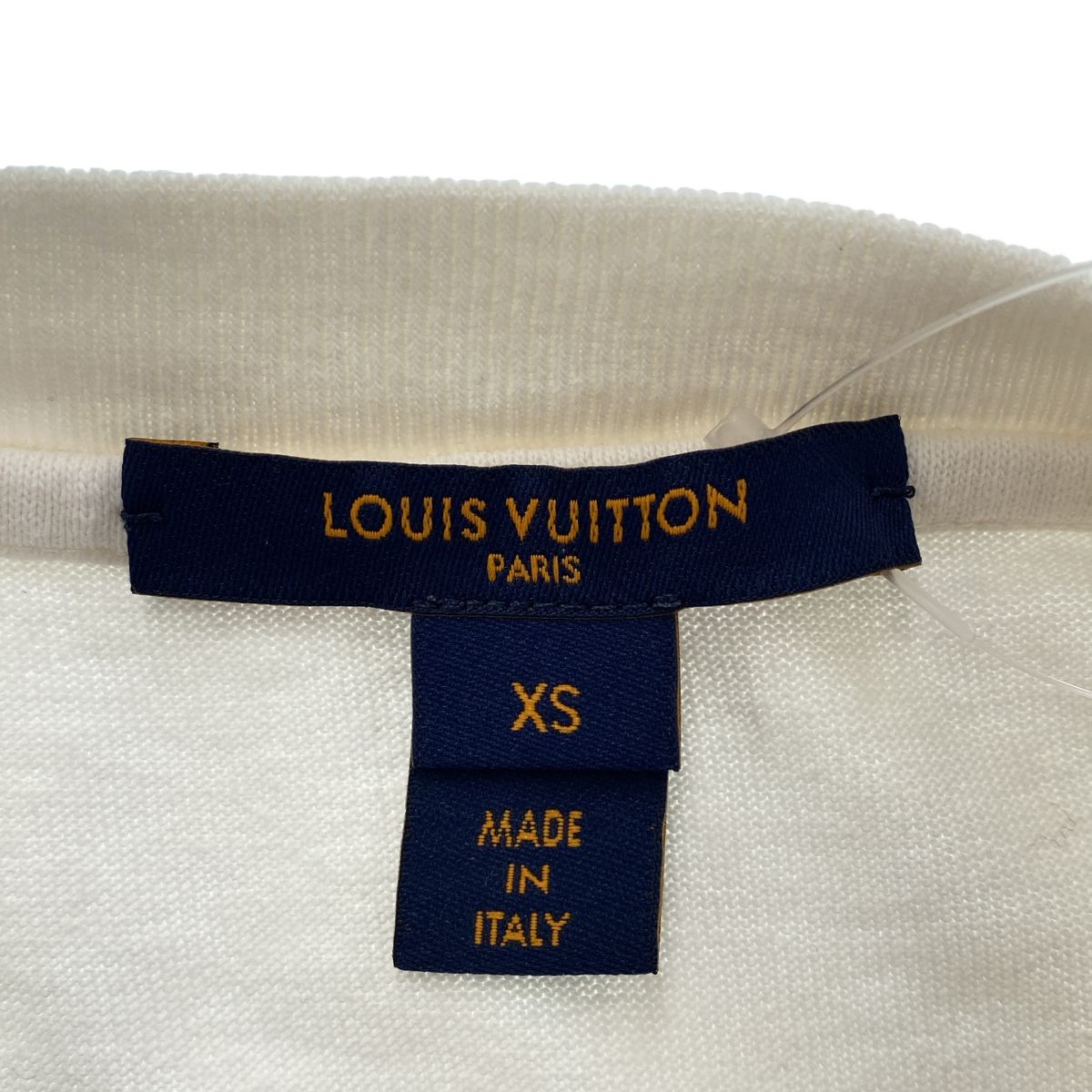LOUIS VUITTON ルイヴィトン 22AW LVサマースターダストプリントネックチェーンTシャツ RW222W PQ9 FNTS25 ホワイト系 XS LOUIS VUITTON ルイヴィトン 22AW LVサマースターダストプリントネック