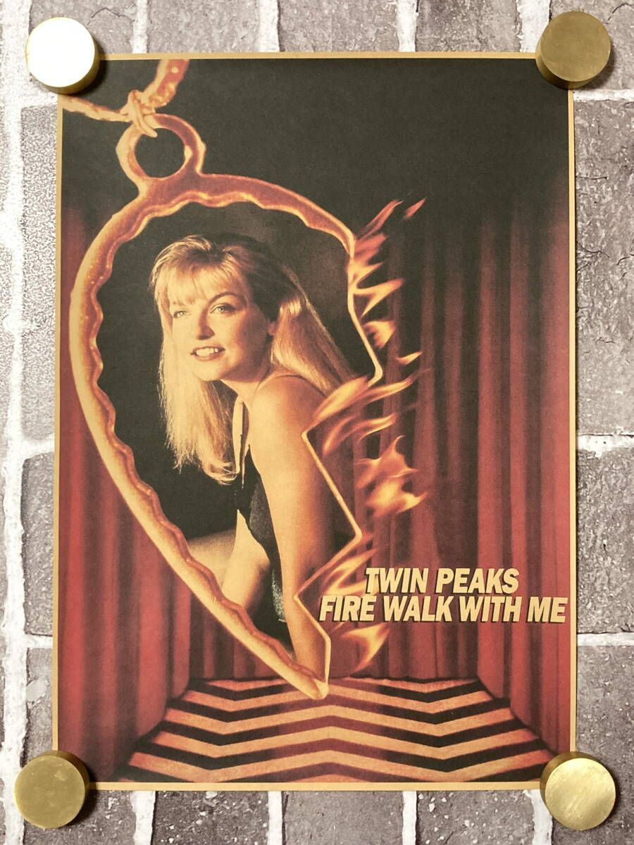 クラフト紙製 ポスター ツイン・ピークス 42㎝×30㎝】D01-26/MON