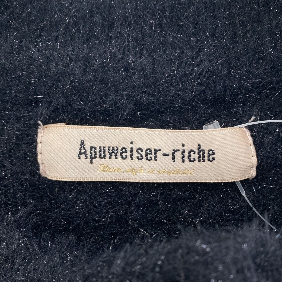 最終値下げ！Apuweiser-riche コンパクトラメカーデトップス Apuweiser-riche（アプワイザーリッシェ）の「コンパクトラメカーデ