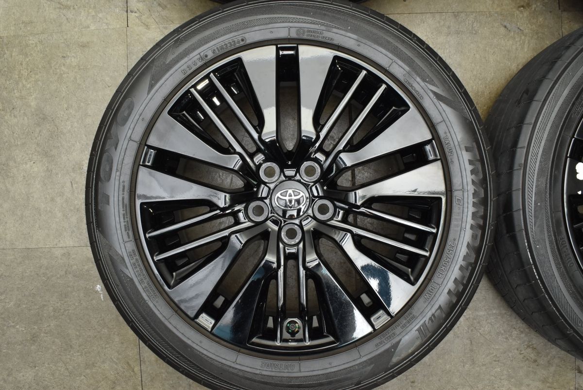 ブラック塗装】トヨタ 30 アルファード SCパッケージ 純正 18in 7.5J +