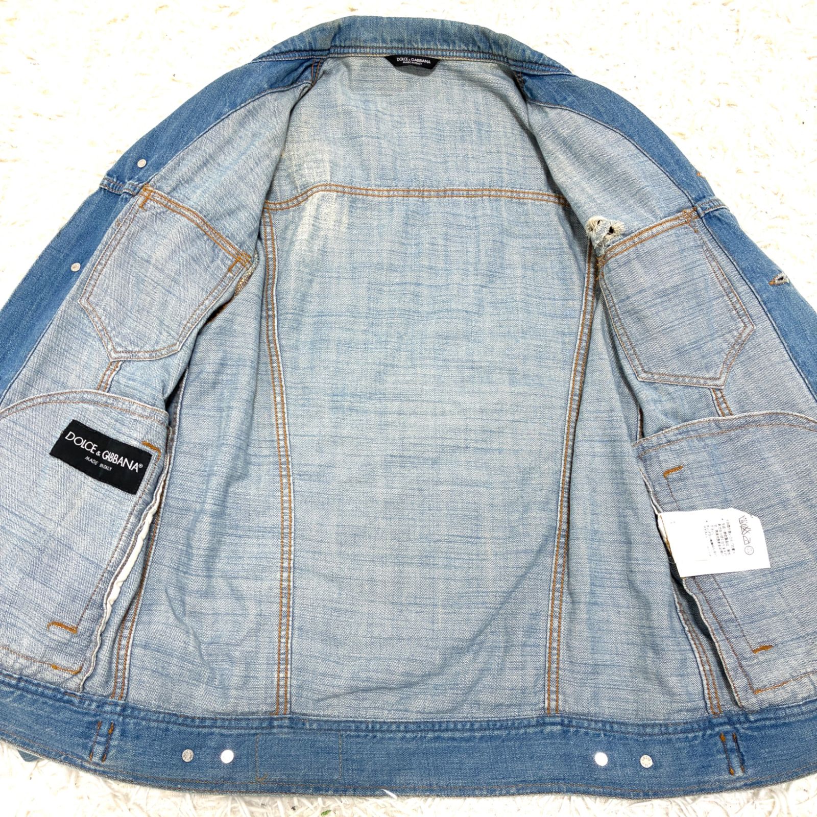 DOLCE&GABBANA ドルチェアンドガッバーナ デニムジャケット Gジャン