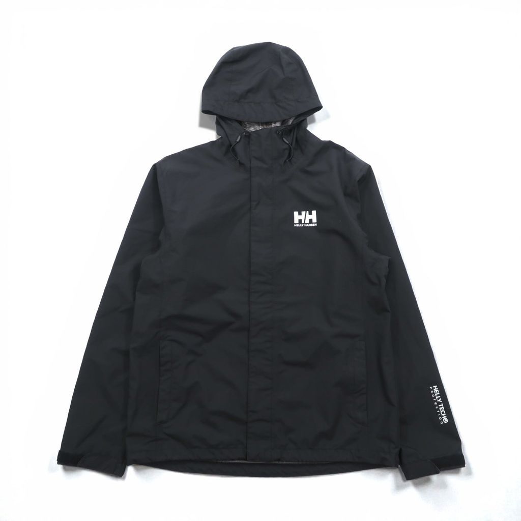 HELLY HANSEN 防水 レインジャケット マウンテンパーカー L ブラック
