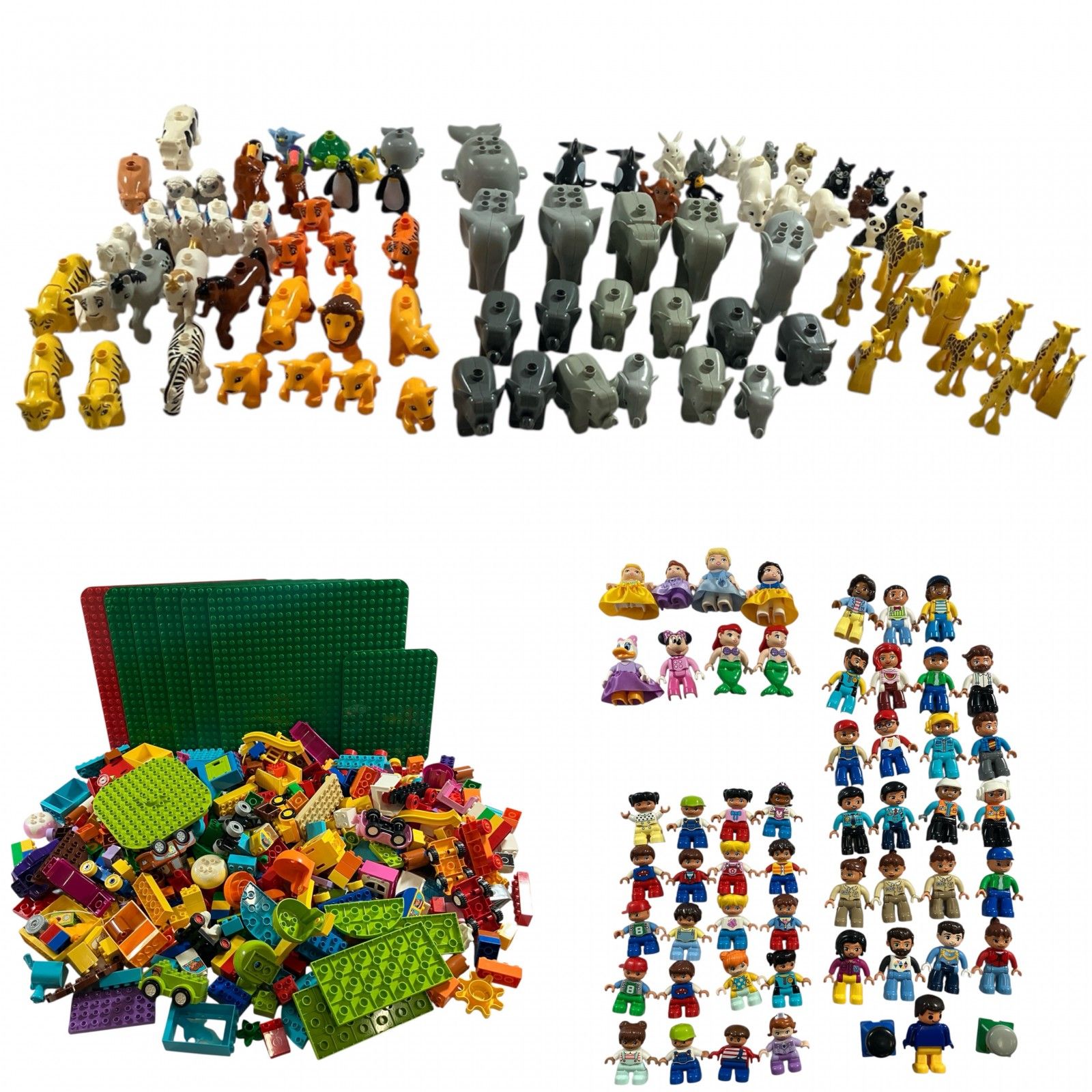 まとめ商品 LEGO レゴ DUPLO デュプロ その他 フィグ 動物フィグ 基礎板 ビンテージ 9.5 kg