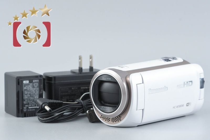 中古】Panasonic パナソニック HC-W580M ホワイト ビデオカメラ - メルカリ