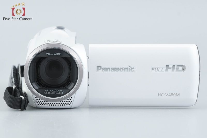 中古】Panasonic パナソニック HC-V480M ホワイト デジタル