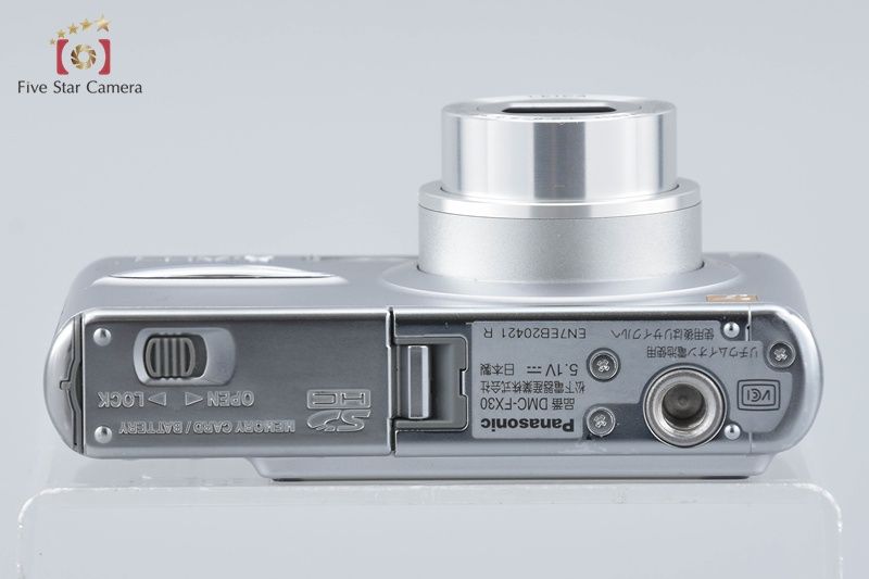 中古】Panasonic パナソニック LUMIX DMC-FX30 プレシャスシルバー