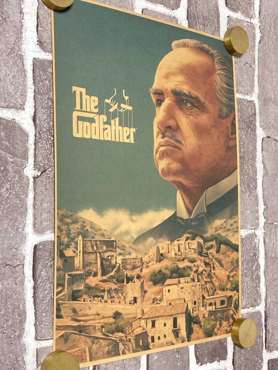 クラフト紙製 ポスター ゴッドファーザー （マーロン・ブランド 主演