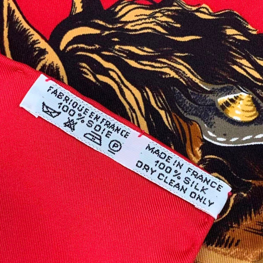 新品同様 HERMES エルメス カレ90 CHEVAUX DE TRAIT 輓馬 シルク