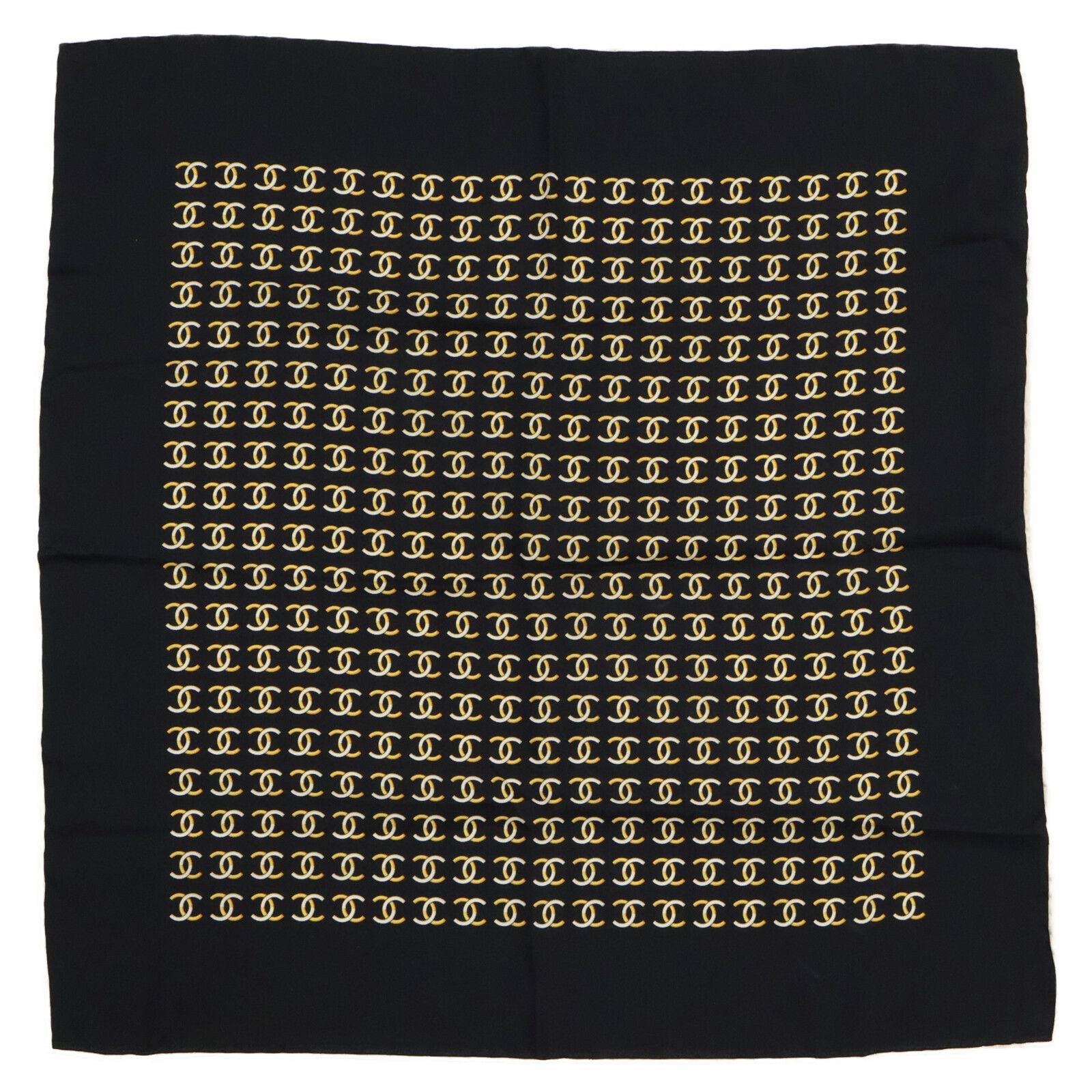 CHANEL シャネル 【美品】ココマーク 総柄 シルク100％ - メルカリ