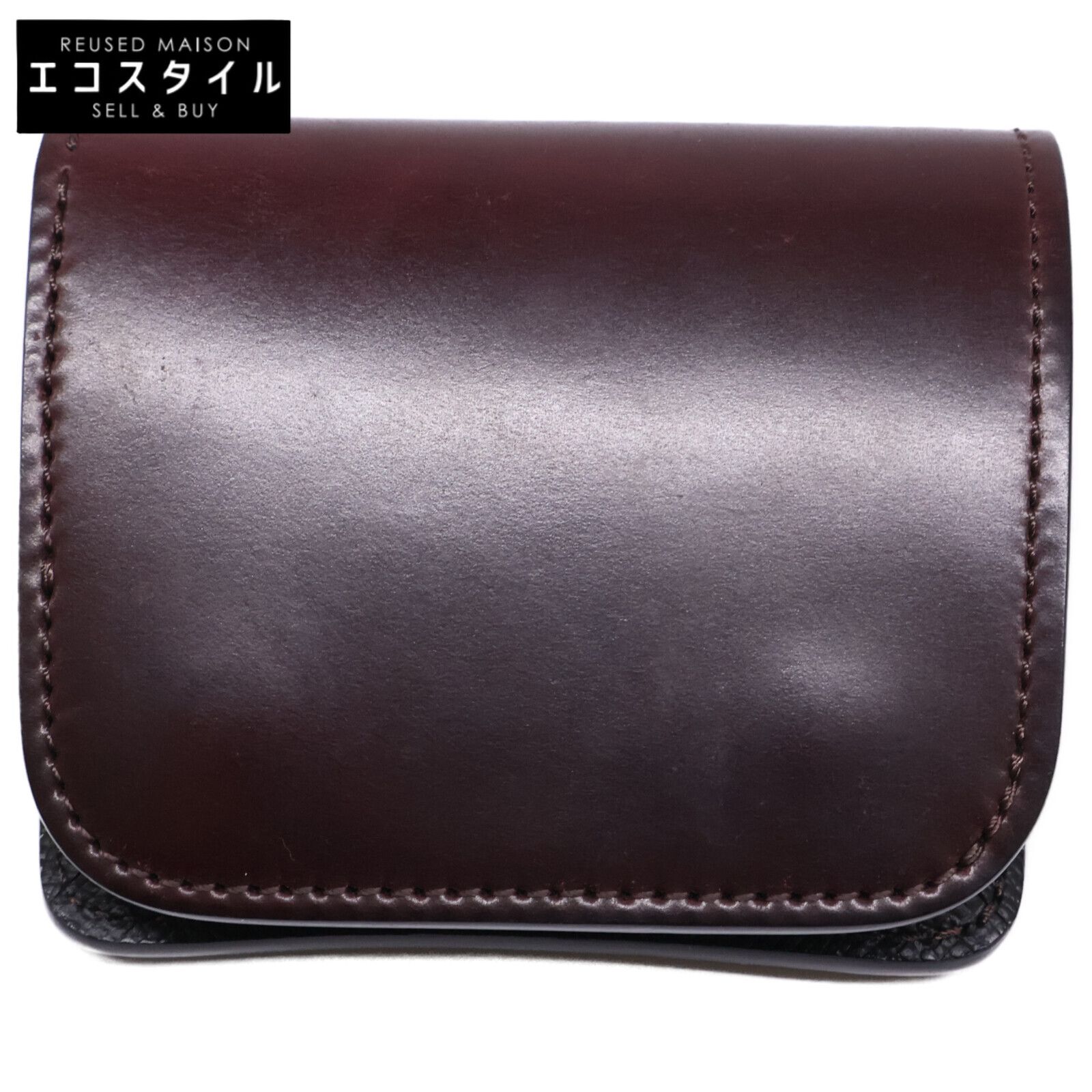 WILDSWANS ワイルドスワンズ 【美品】コードバン 型押しサドルアップ