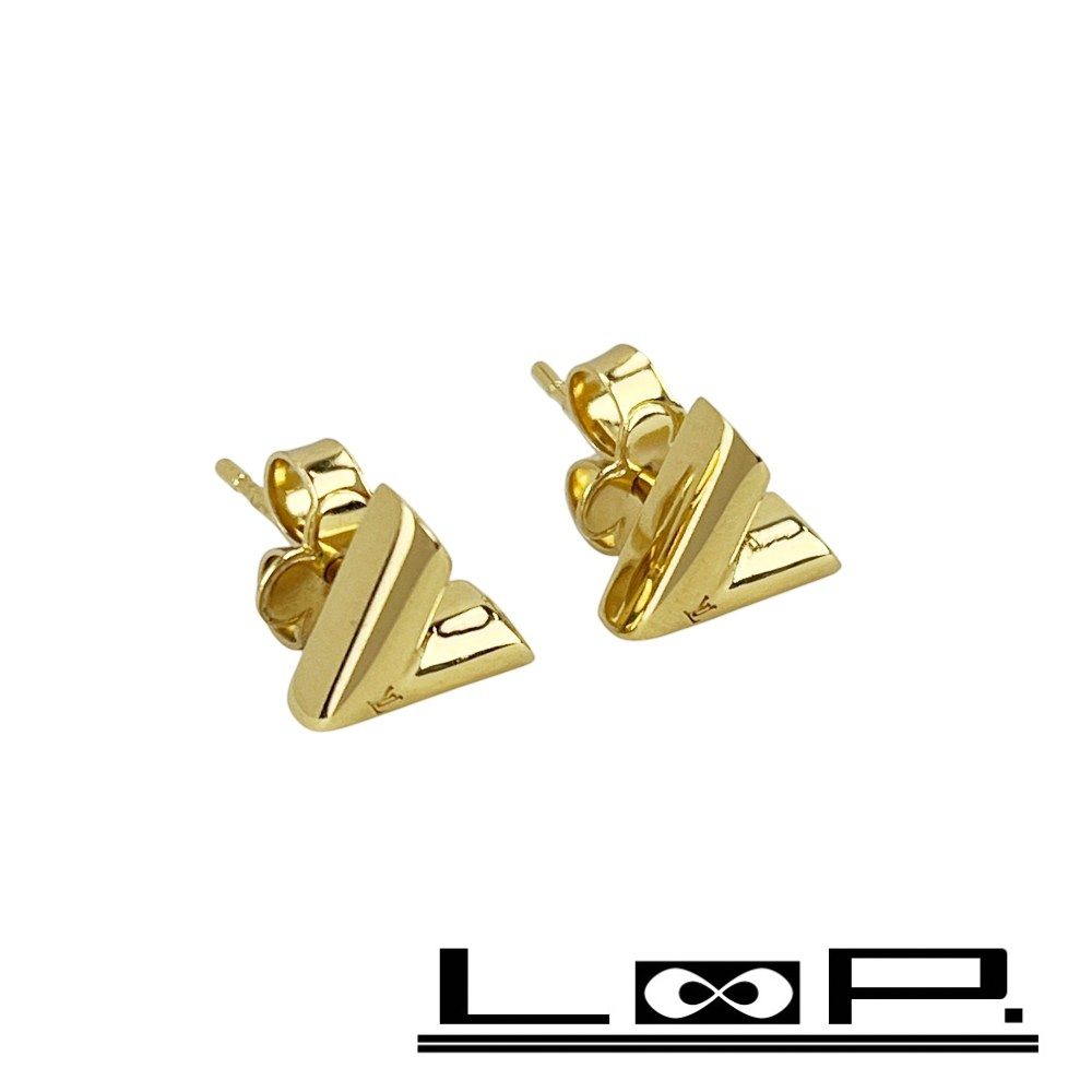 ルイヴィトン □未使用□ エセンシャルV ピアス アクセサリー ゴールド