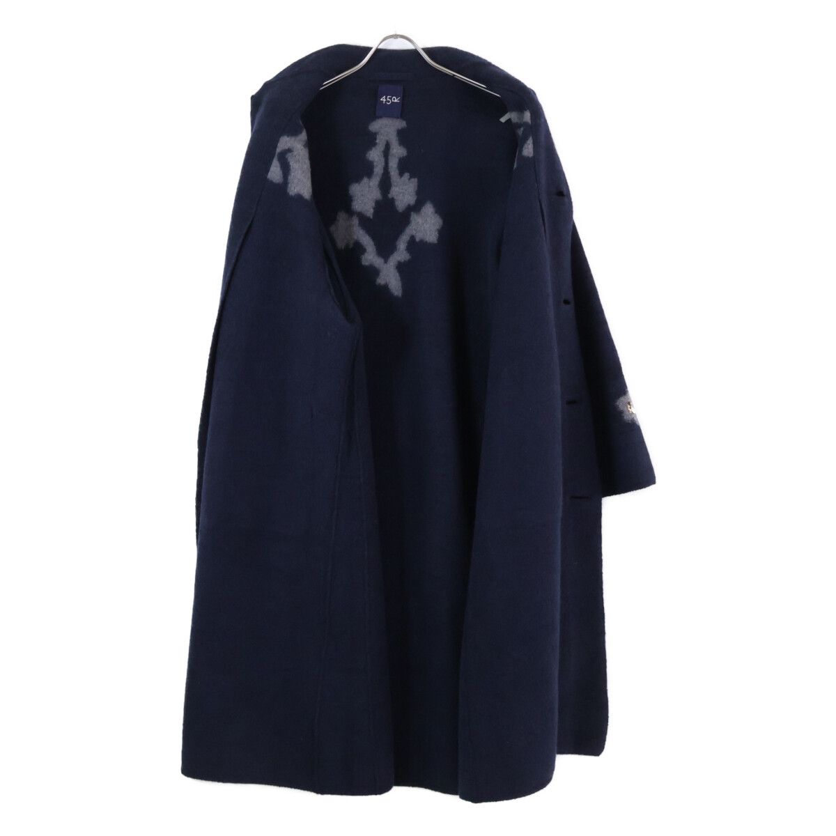 ★美品！45R フォーティファイブアール ウール100% 縮絨ニットジレベスト 45R フォーティファイブ アール 【美品】5102016 ウール 縮絨ニットの