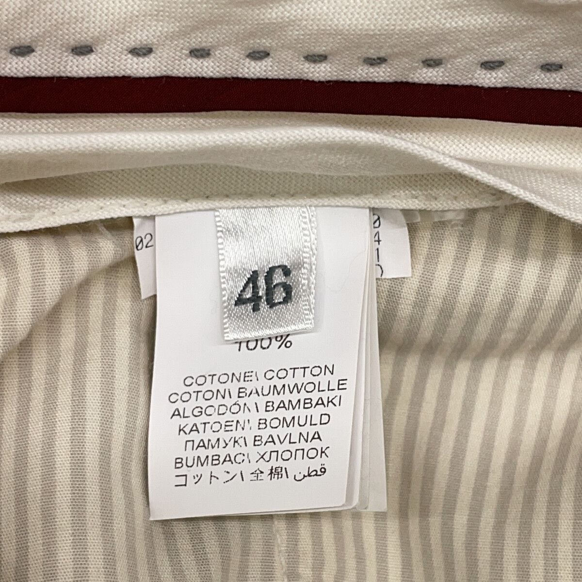 BRUNELLO CUCINELLI ブルネロクチネリ ｱｲﾎﾞﾘｰ ｺｰﾃﾞｭﾛｲﾊﾟﾝﾂ 46 - メルカリ