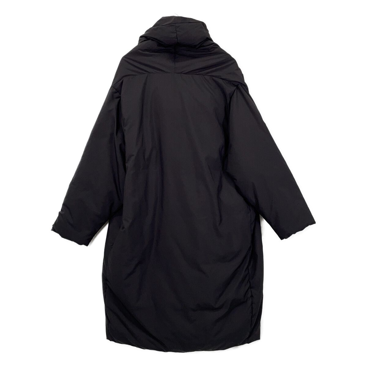 mizuiro ind ミズイロ インド ﾌﾞﾗｯｸ ｼｮｰﾙｶﾗｰ ﾄﾞﾚｰﾌﾟﾗｲﾄﾀﾞｳﾝｺｰﾄ F