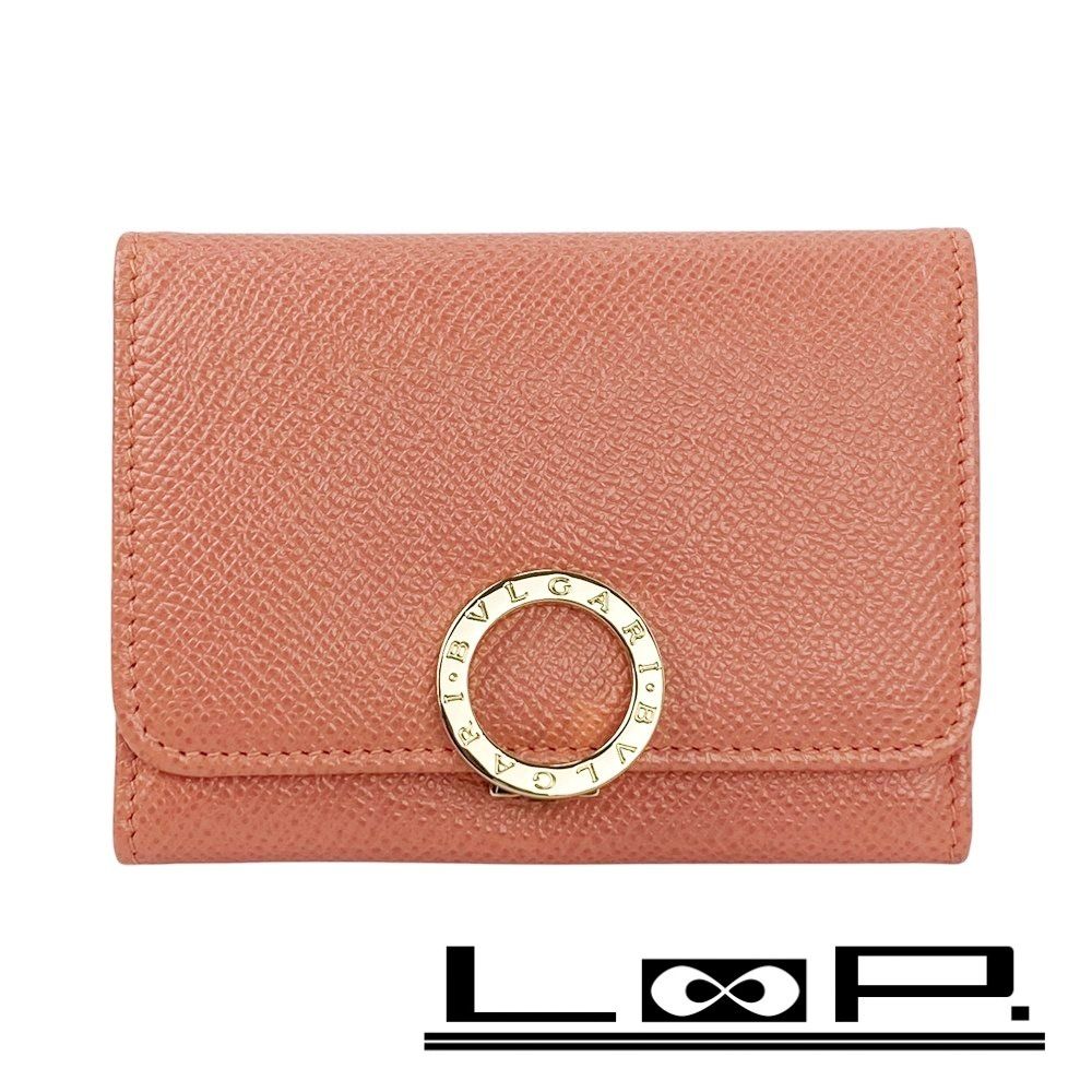 ブルガリ □未使用□ BB カードケース 二つ折り 名刺入れ レザー