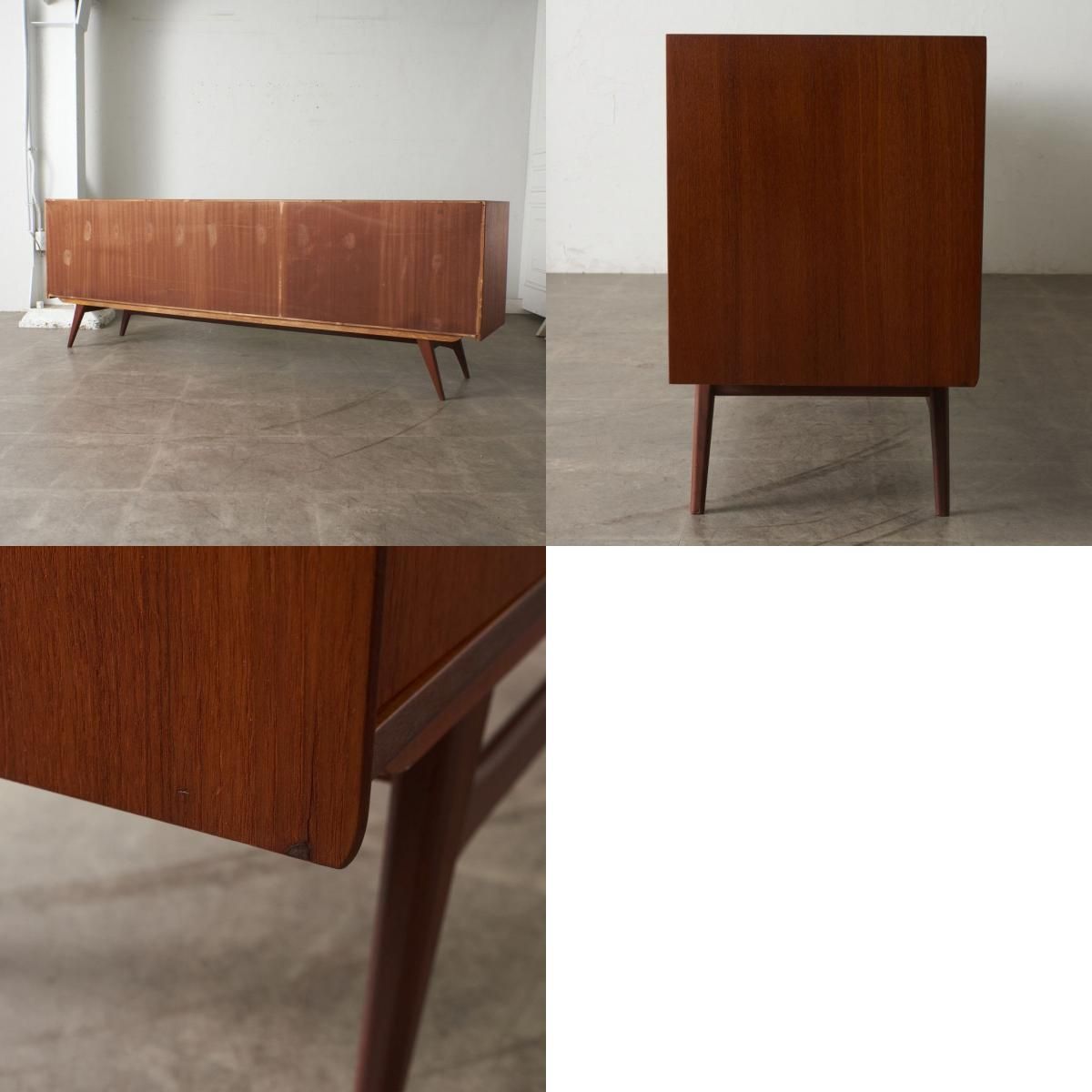 オランダ webe サイドボード チーク ヴィンテージ 飾り棚 キャビネット