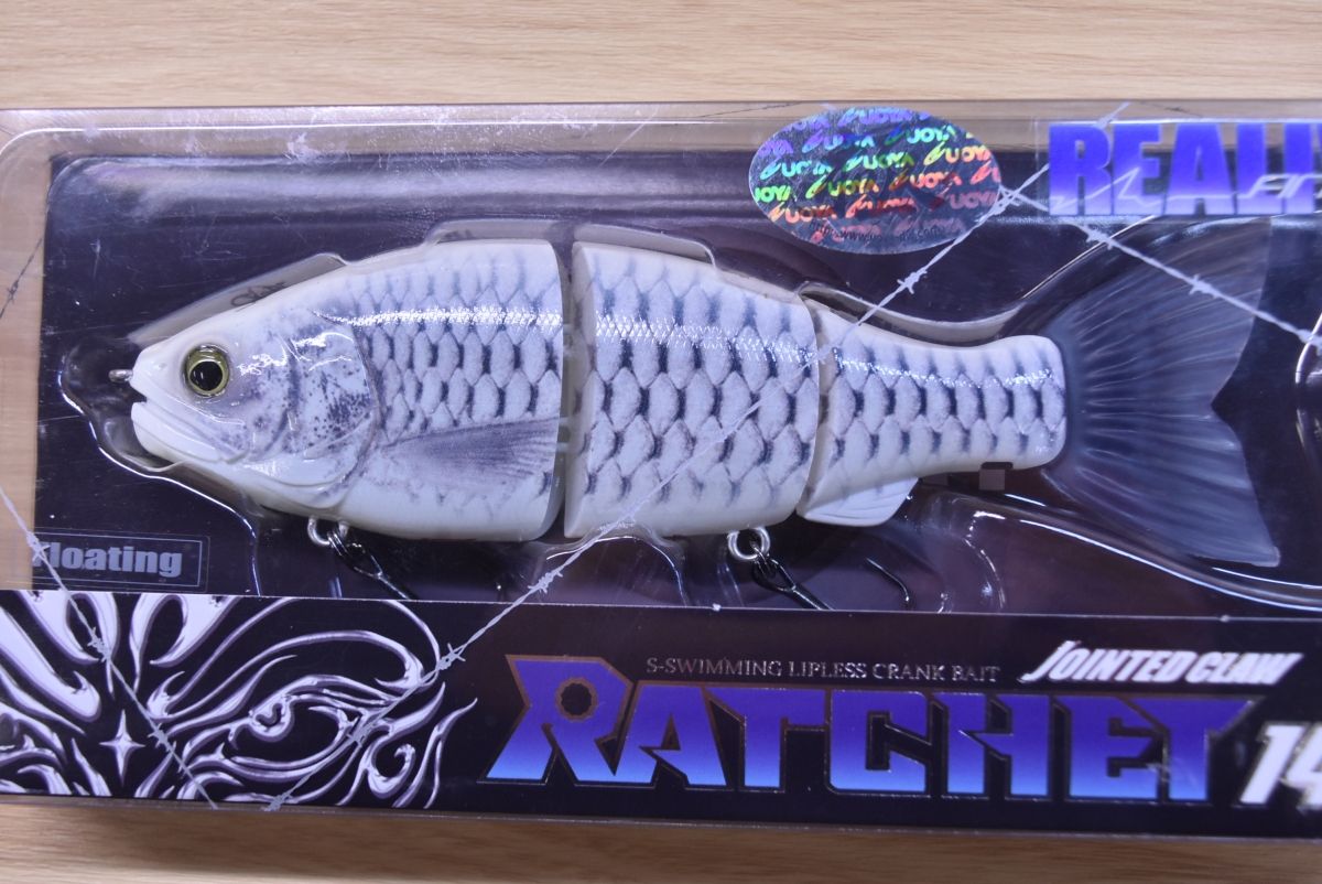 ラチェット　144F　特注セット　リアルオヤニラミ　 フェイントグローシャッド ガンクラフト ジョインテッドクロー ラチェット 144 タイプF 未使用品