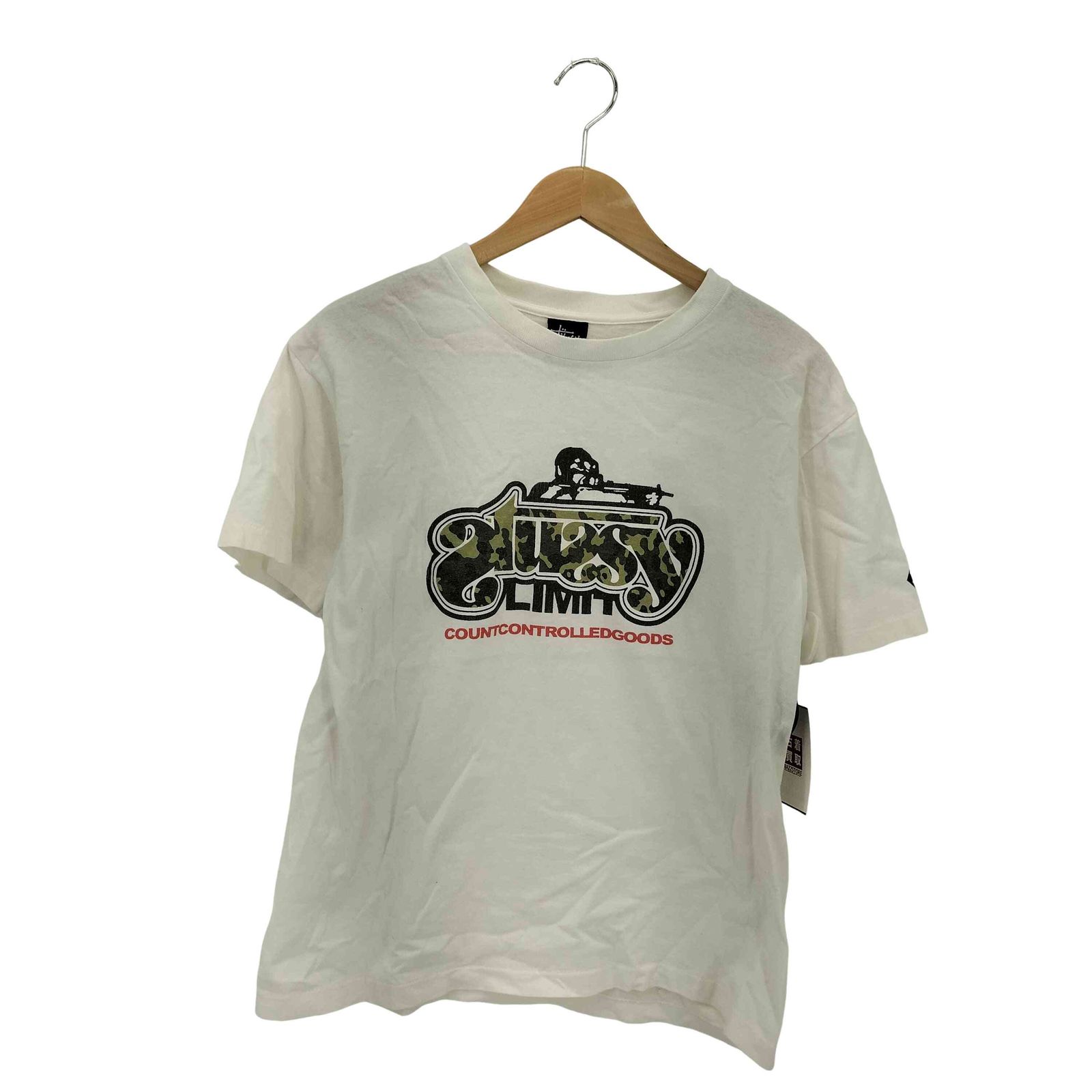 ステューシー Stussy 90s USA製 紺タグ LIMIT プリントクルーネックT